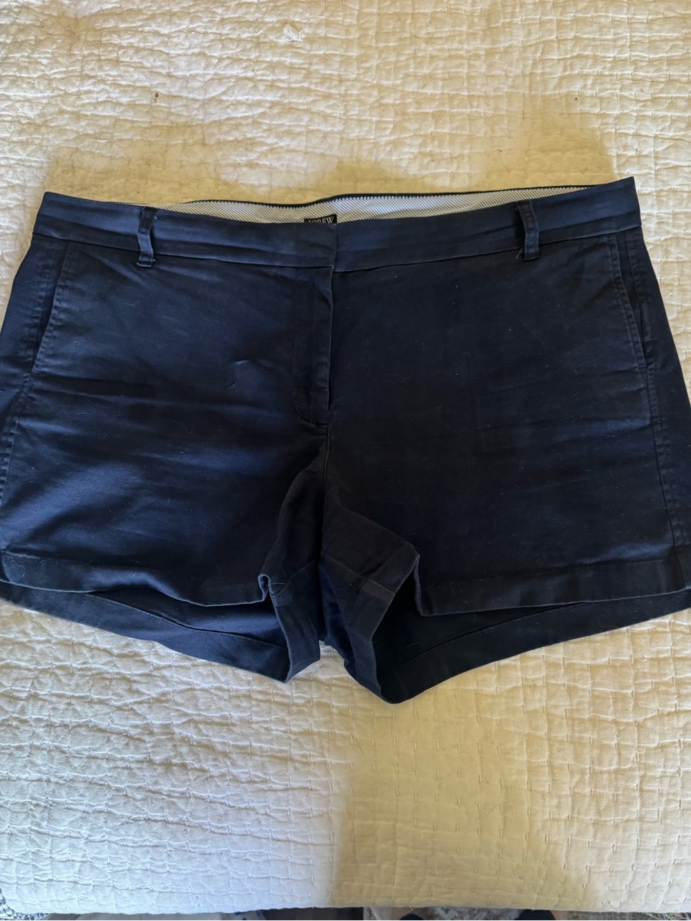 J. Crew Navy Tailored Chino Shorts